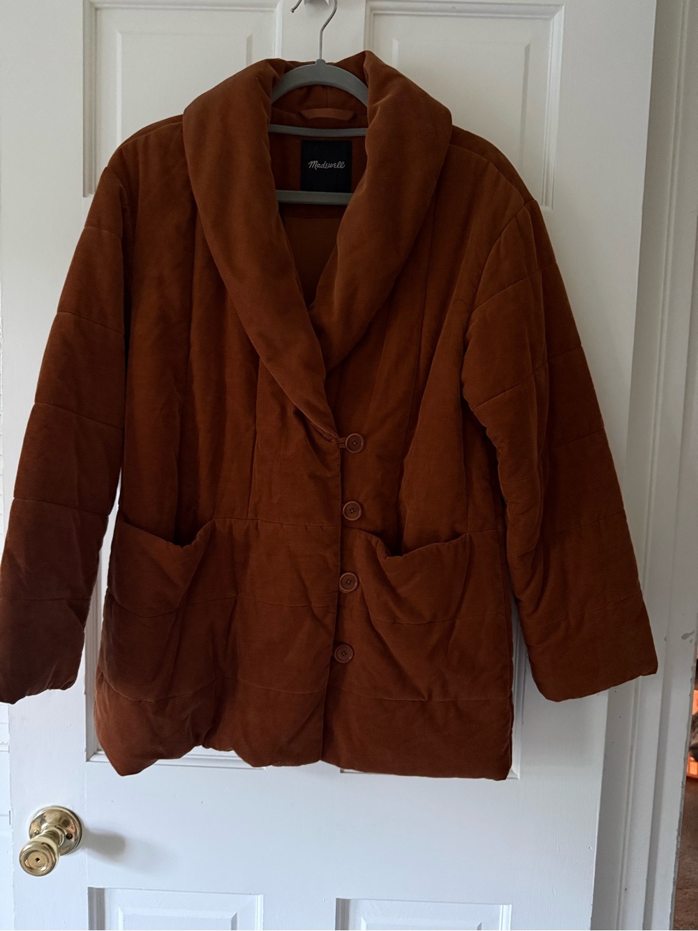 Madewell Corduroy Ensley Quilted Jacket